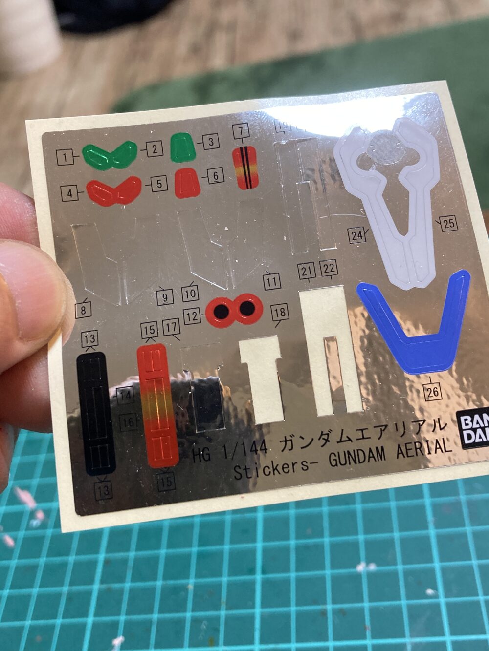 リアルタッチマーカーでお手軽スミ入れ！－HGガンダムエアリアルを作る