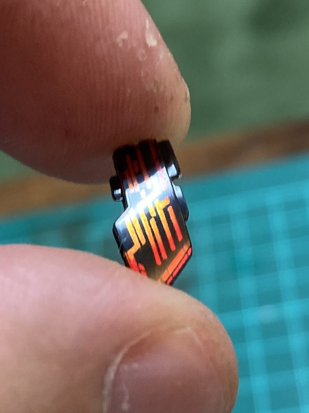 【開封品】 HI-L R ダグラム スミ入れ塗装済み リアルタッチマーカーでお手軽スミ入れ！－HGガンダムエアリアルを作る