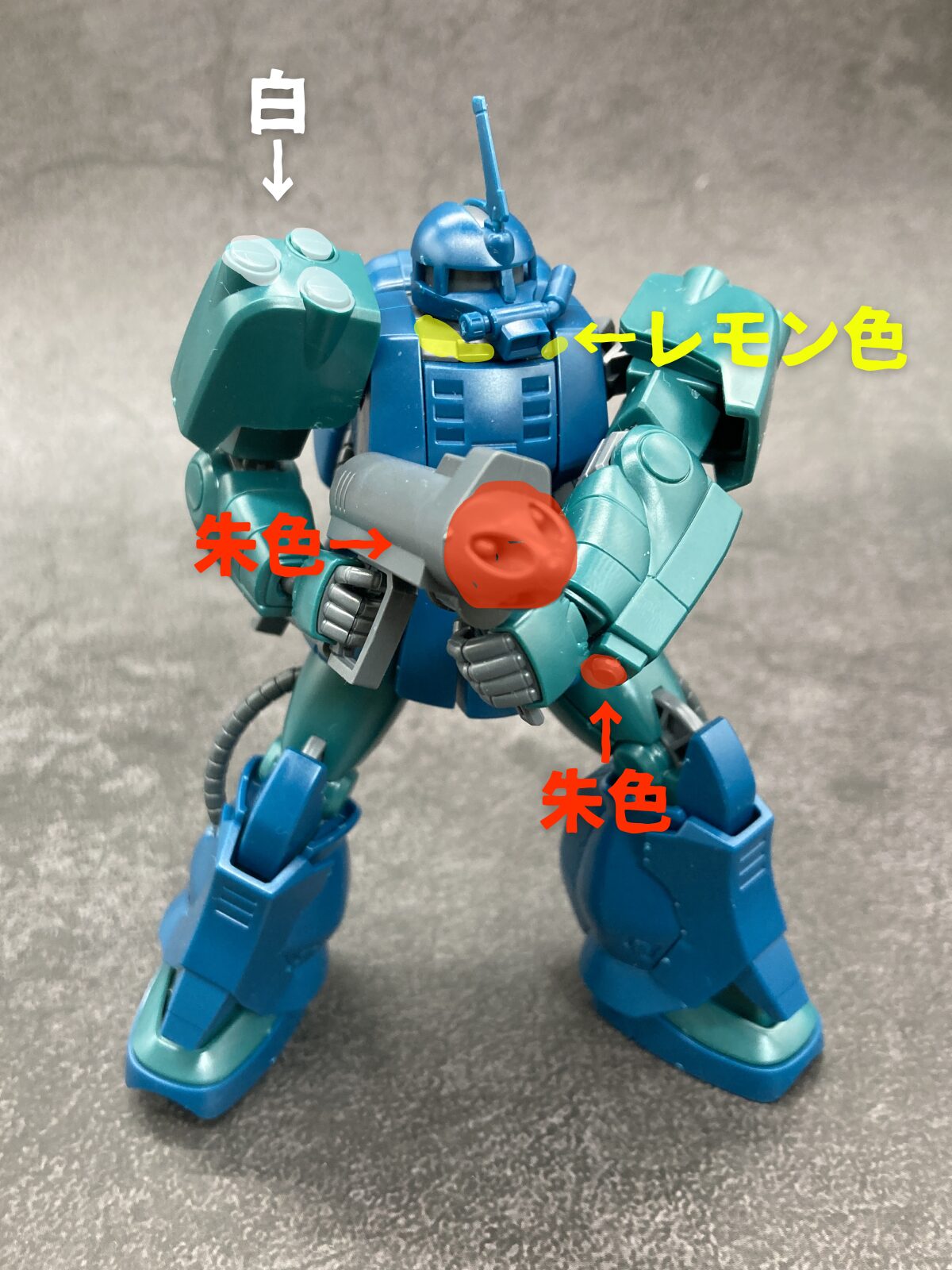 塗装・改造目線】HGUCザク・マリナー レビュー｜水陸両用のザクさん